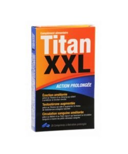 Titan XXL Action Prolongée, 20 comprimés